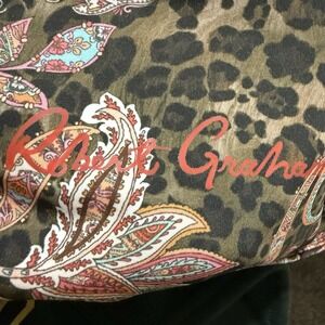 Robert Graham Women's‎ Aurora M Cropped Paisley-Print Leggings 30x27 sold out